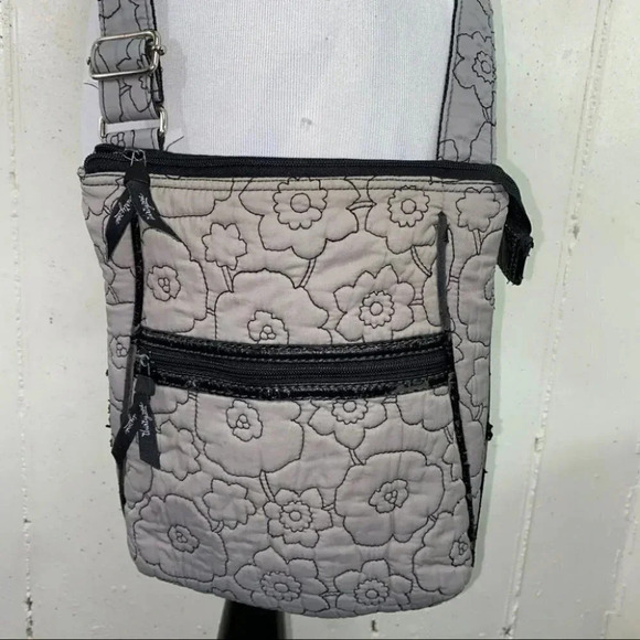 Thirty one gray/blk‎ quilted crossbody - Picture 1 of 6